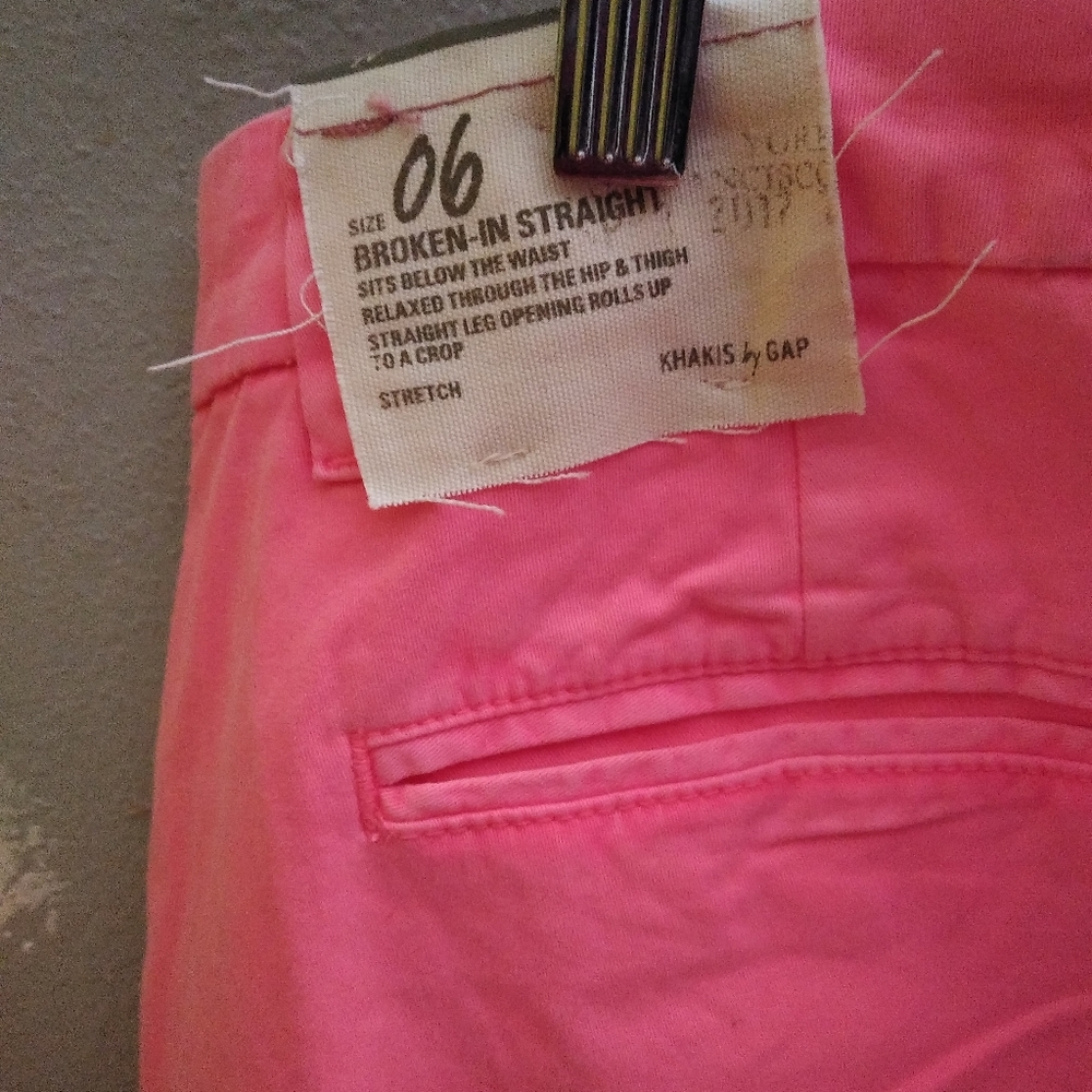 Gap broken-in straight Khakis